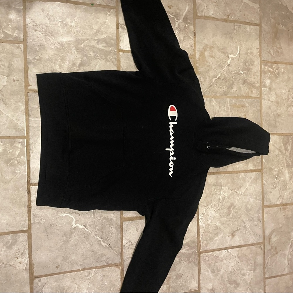 Champion Black Pullover Hoodie